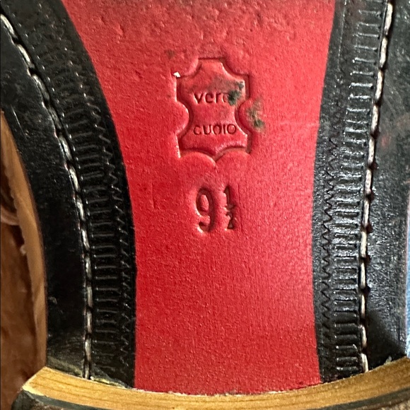 Giorgio Brutini Crocodile Textured Leather Shoes Pointed Toe Mens Size 9.5 Pink - Picture 10 of 13